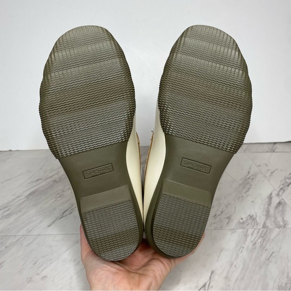 New! Sperry Salt Water One Eye Neutral Duck Shoe Bootie 7 1/2 - Picture 13 of 14